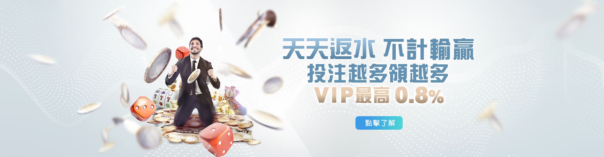 冠天下娛樂城天天返水優惠